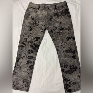 ROBIN'S JEAN LNG FLP MEN'S ACID DYE STUDDED POCKETS JEANS SIZE 40